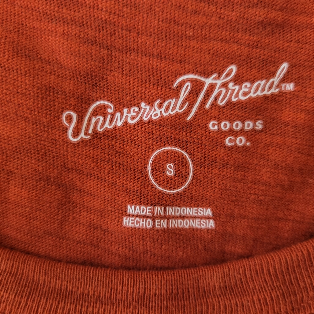 🤍 Universal Thread Rust Orange Ruffle Sleeveless Maxi Dress Small - Picture 3 of 6